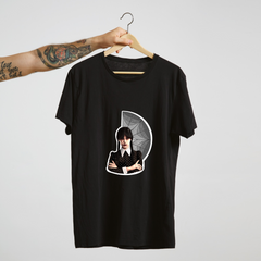 T-shirt unisexe imprimé à la main Mercredi Addams